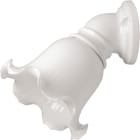 LE PROLUNGHE SAS - PRG5981/VE SPOT PARETE E27 C/VETRO TULIP D.15CM