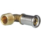 HENCO - CAPPELLOTTO - CPL5P2004 GOMITO MASCHIO IN OTTONE 20X1/2