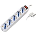 ELCART DISTRIBUTION - ERT280184800 PRESA MUL.5 POSTI C/PROT.SOVRACCA