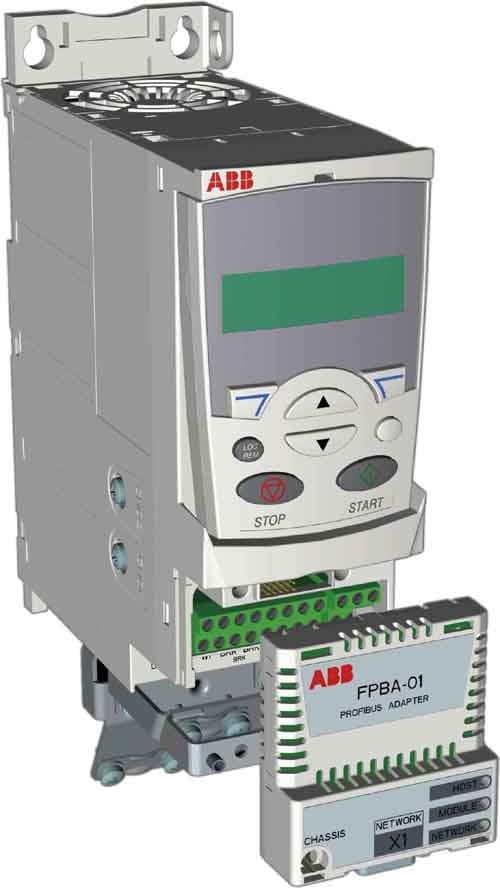 ABB SPA DRIVES - ABDFPBA01 ACS355 MODULO PROFIBUS DP
