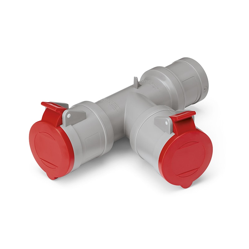 SCAME PARRE SPA - SCA600.2005-065 ADATTATORE 2X3P+T 380V 32A IP44