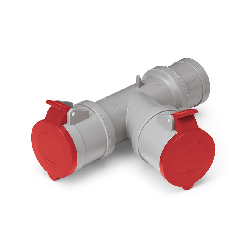 SCAME PARRE SPA - SCA600.2005-066 ADATTATORE 2x3P+N 380V 32A IP44