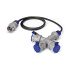 SCAME PARRE SPA - SCA600.3015-062 ADATTATORE 3X2P+T 220V 16A IP44 CAVO 2M