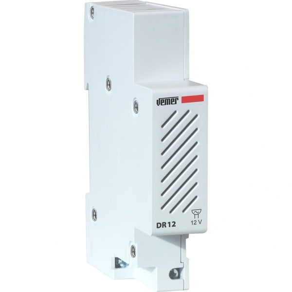 VEMER SPA - VEMVE733200 DR 12 SUONERIA 1DIN 12 VAC