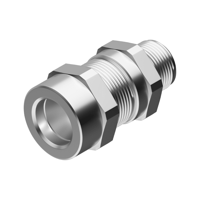 COSMEC - CSM6018ANSGKGM7SB Pressacavo ATEX in ottone, singola tenuta non armato, filetto M63x1,5 , serraggio cavo 36-45 mm