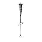 ROSSINI - RSS6023-GR TIGE GRIGIA PER SOSPENSIONE PER SQUASH/S