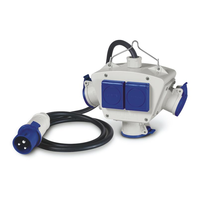SCAME PARRE SPA - SCA602.5005-358 ADATTATORE 5 PRESE C/CAVO IP44