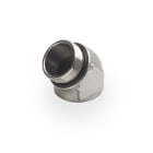 COSMEC - CSM6028-16 Raccordo metallico stampato curvo a 45° per tubo flessibile, filetto M 16x1,5