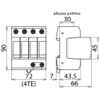 DEHN ITALIA SPA - DEH952320 SPD T2 3P+N 320V DG M TT 320