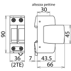 DEHN ITALIA SPA - DEH952200 SPD T2 2P A CARTUCCE