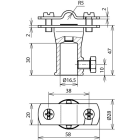 DEHN ITALIA SPA - DEH106128 STAFFA PORTAFILO IN INOX TD 7-10MM