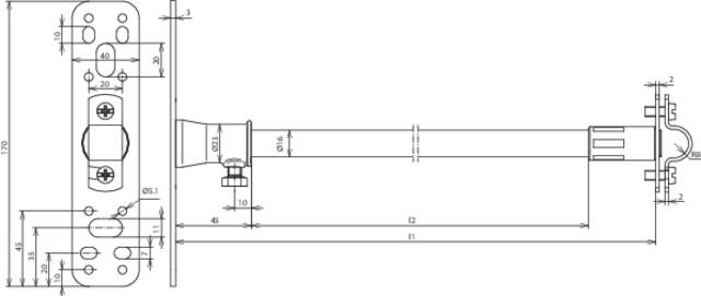 DEHN ITALIA SPA - DEH106120 DISTANZIATORE PER DEHNISO PER TD16MML690