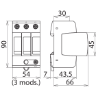 DEHN ITALIA SPA - DEH908301 DEHNGUARD DG MU 3PY 600 3W+G