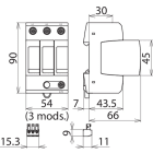 DEHN ITALIA SPA - DEH908305 DEHNGUARD DG MU 3PY 208 3W+G R