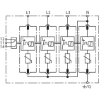 DEHN ITALIA SPA - DEH908345 Limitatore di sovratensione Tipo 2 DEHNguard M