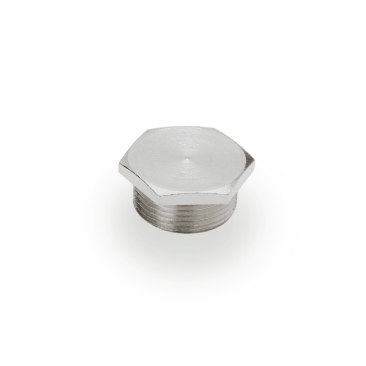 COSMEC - CSM6050XX16 Tappo in acciaio INOX AISI 316L per chiusura di fori filettabili, filettatura M16x1,5 mm