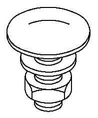 OBO BETTERMANN - OBO6407536 FRS 10X25 TPS F BULLONE CON TESTA TONDA