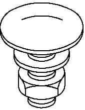 OBO BETTERMANN - OBO6406939 FRS 8X16 F 56 BULLONE CON TESTA TONDA
