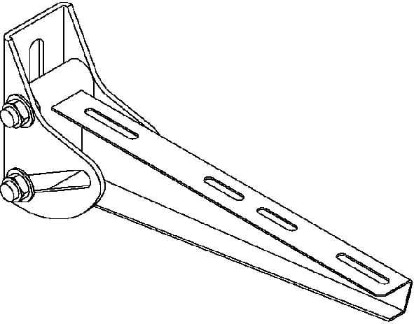 OBO BETTERMANN - OBO6419615 AWV 61 FT MENSOLA, REGOLABILE