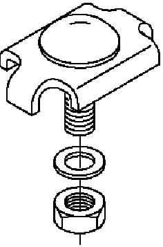 OBO BETTERMANN - OBO6016855 GKS 34 G MORSETTO DI FISSAGGIO