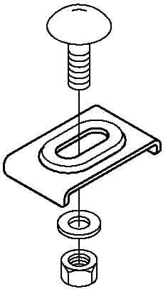 OBO BETTERMANN - OBO6017061 GKT 38 FT CLIP FISSAGGIO PASS. GRIGLIATA