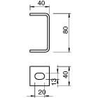 OBO BETTERMANN - OBO6356109 DB FT STAFFA A SOFFITTO