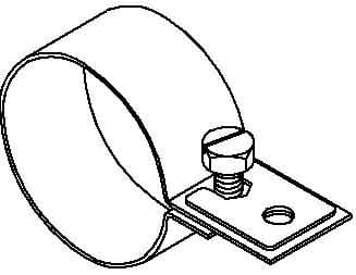 OBO BETTERMANN - OBO5350700 301 CU100 SUPPORTO PLUVIALE