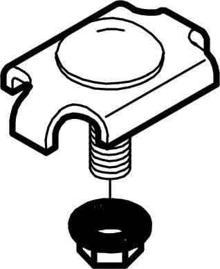 OBO BETTERMANN - OBO6016839 GKS 34 A2 MORSETTO DI FISSAGGIO