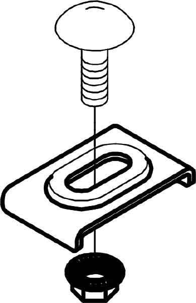 OBO BETTERMANN - OBO6017037 GKT 38 G CLIP FISSAGGIO PASS GRIGLIATA
