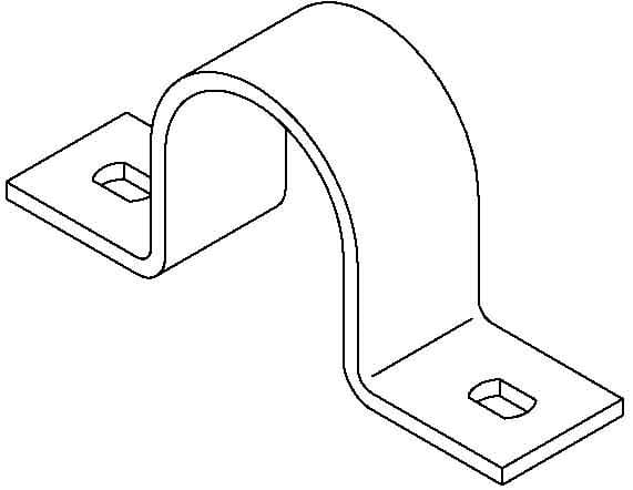 OBO BETTERMANN - OBO1015362 823 47 FT COLLARE DI FISSAGGIO