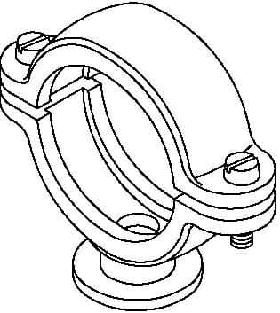 OBO BETTERMANN - OBO2130351 2960 35 M6 LGR CLIP BASE ISO
