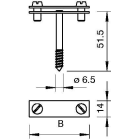 OBO BETTERMANN - OBO5030242 708 40 HG COLLARE DISTANZIATORE