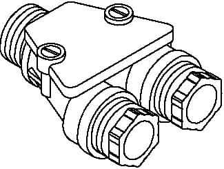 OBO BETTERMANN - OBO2024160 113 PG16 LGR PRESSACAVO DOPPIO