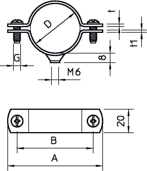 OBO BETTERMANN - OBO1385003 2900WM6 13.5 FT COLLARE DISTANZIATORE