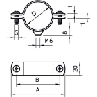 OBO BETTERMANN - OBO1385003 2900WM6 135 FT COLLARE DISTANZIATORE