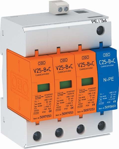 OBO BETTERMANN - OBO5094510 V25 SPD T1+2 3+1 +FS 280V 7 KA