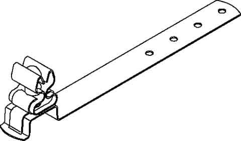 OBO BETTERMANN - OBO5215579 157 FVA 280 SUPPORTO CONDUTTORE TETTO