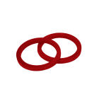 COSMEC - CSM6060S2228 Guarnizione in silicone IP66/IP67, spessore 2 mm, filettatura PG16