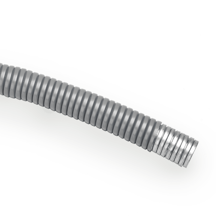 COSMEC - CSM6071-050N Tubo flessibile metallico, rivestito in PVC aspirato, aggraf. rinforz., D 50,5x56 mm, AD51, nero