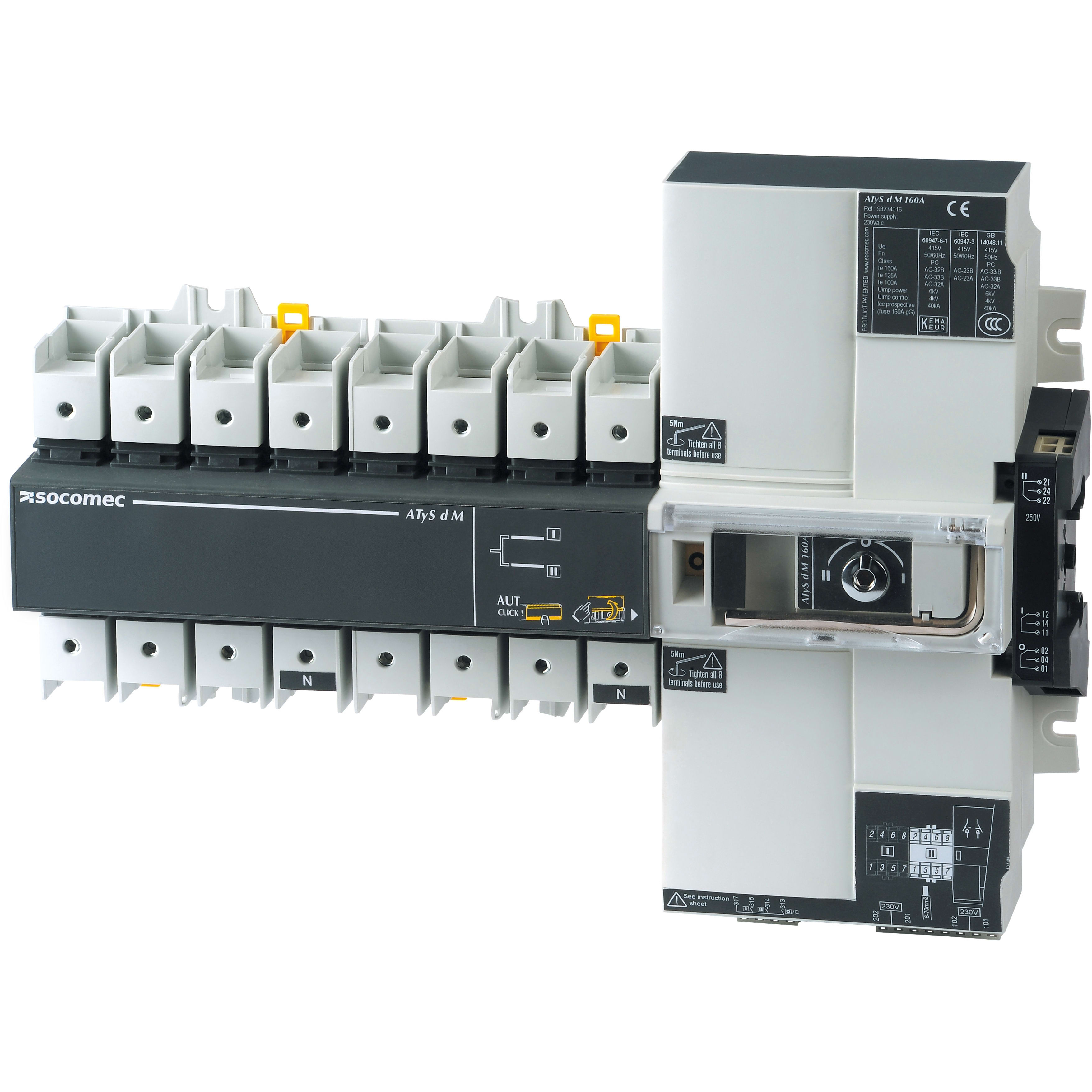 SOCOMEC - SOC93232008 ATYS D M - 2P 80A 230VAC