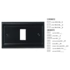 MASTER SRL - MST60I202 INSERTO LACCATO NERO 2 FORI