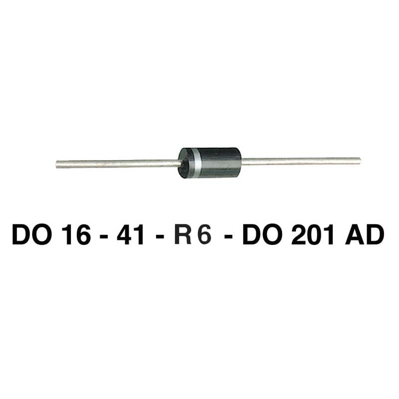 ELCART DISTRIBUTION - ERT600804500 1N5406 DO 3A 600V C.DO201AD