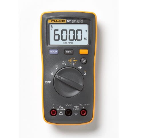 FLUKE ITALIA SRL - FLK6101437 FLUKE-107/EUR,MULTIM TASCABIL CAT III 60