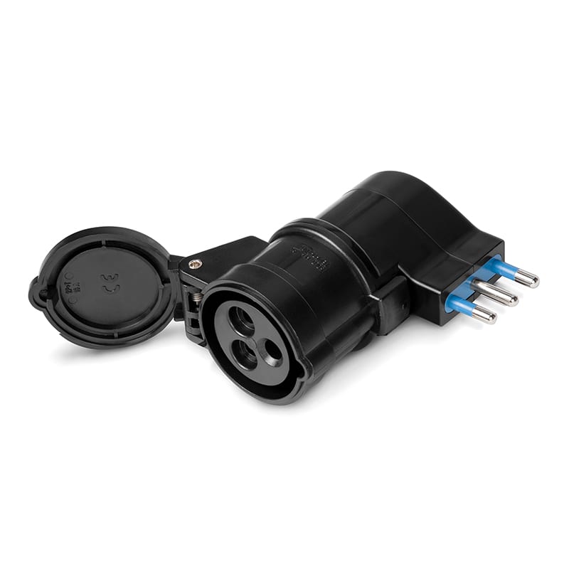 SCAME PARRE SPA - SCA610.384.N ADATTATORE 10/16 -CEE17 NERO