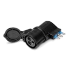 SCAME PARRE SPA - SCA610.384.N ADATTATORE 10/16 -CEE17 NERO