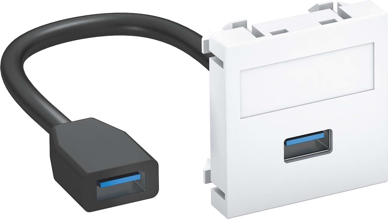 OBO BETTERMANN - OBO6104925 MTGU3A F SWGR1 SUPPORTO MULTIM USB 30 A