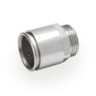 COSMEC - CSM6111-A25N Raccordo a innesto rapido tubo-scatola in ottone nichelato, diam. 25 mm, filetto M25x1,5 mm, IP67