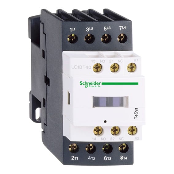 SCHNEIDER ELECTRIC - SNRLC1DT40M7 Contattore TeSys LC1D - 4 poli - AC1 440V 40 A - 220 V AC