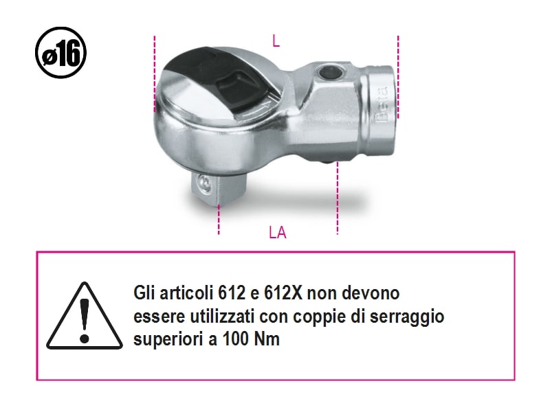 BM SPA - BMM006120000 CRICCHETTI REVERSIBILI 3/8 PER 668