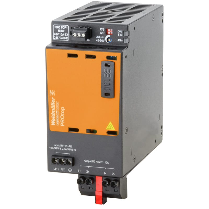 WEIDMULLER - WEI2467040000 PRO TOP1 480W 48V 10A EX